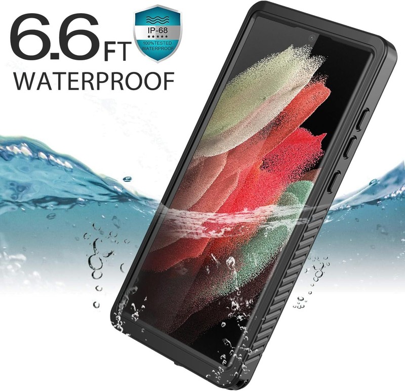 Shockproof Waterproof Case For Galaxy S21, S21+, S21 Ultra Plus Screen Protector gallery