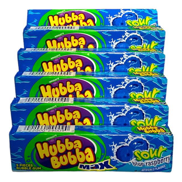 HUBBA BUBBA 5PC BLUE RASPBERRY 2 LB 18-5 PIECE PACKAGES gallery