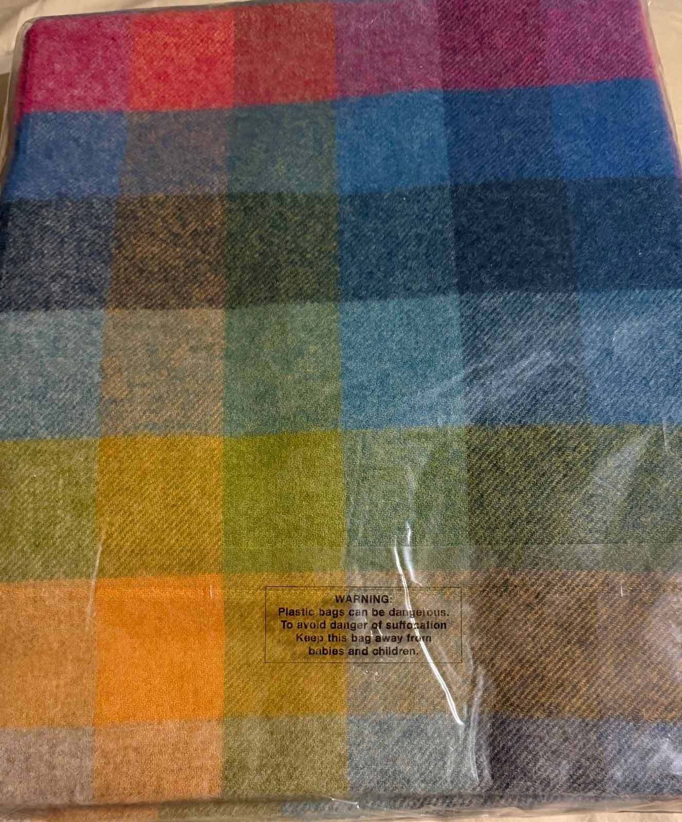 Beautiful multicolor Shetland Wool Throw from made in UK gallery