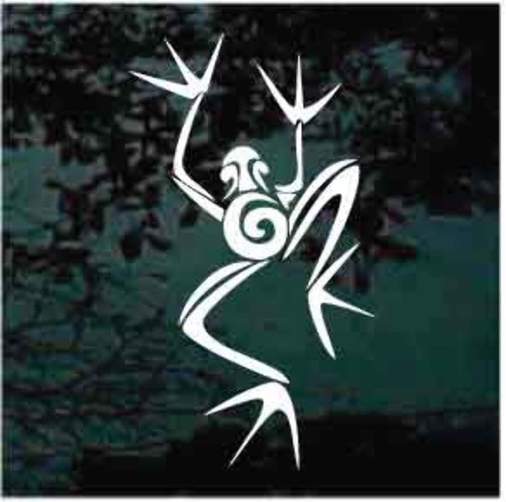 Tribal Frog Decals | Die Cut Vinyl Decal gallery