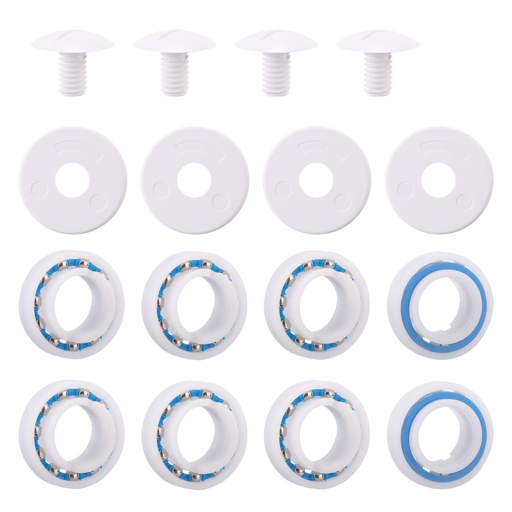 Pool Cleaner Rebuild Kit Compatible With Polaris 280 180 Bearings Wheels Screws