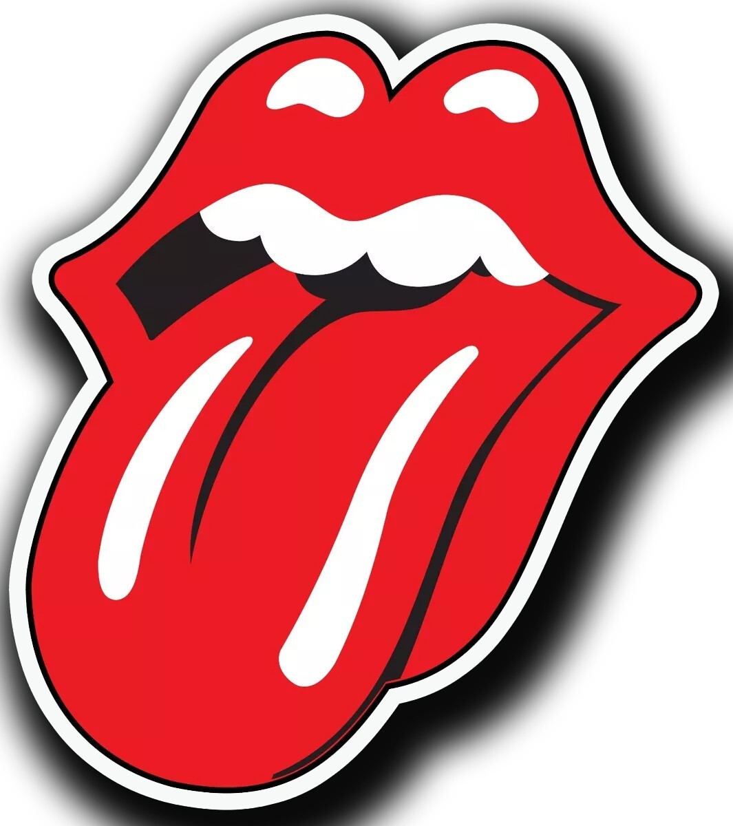 ROLLING STONES Vinyl Sticker Decal 5" tall Rock Roll Band Bumper Tongue gallery