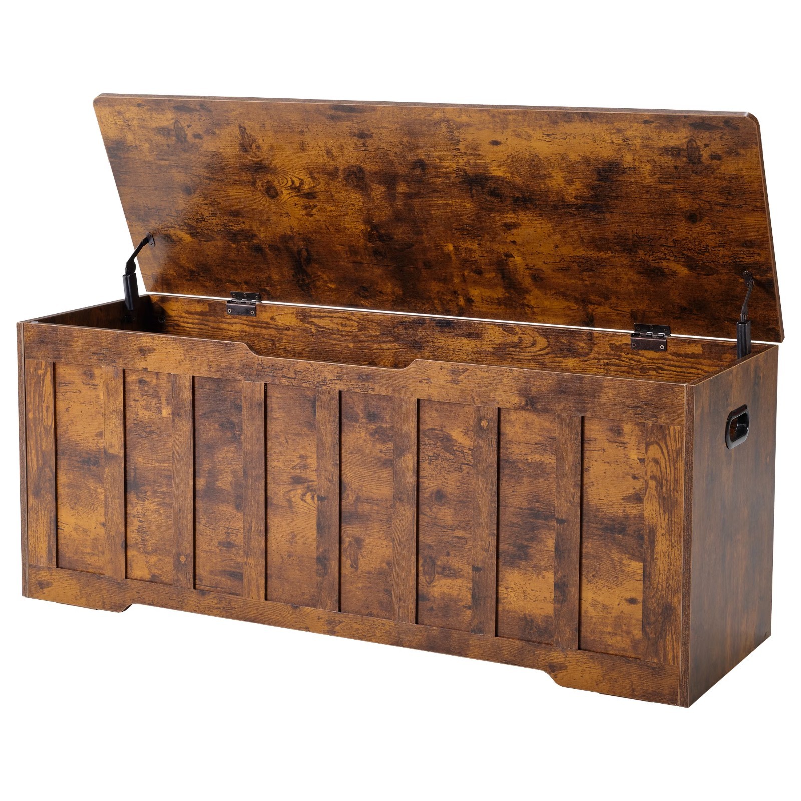 Gianna Storage Bench, Wooden Storage Cabinet with 2 Safety Hinges, Toy Chest for gallery