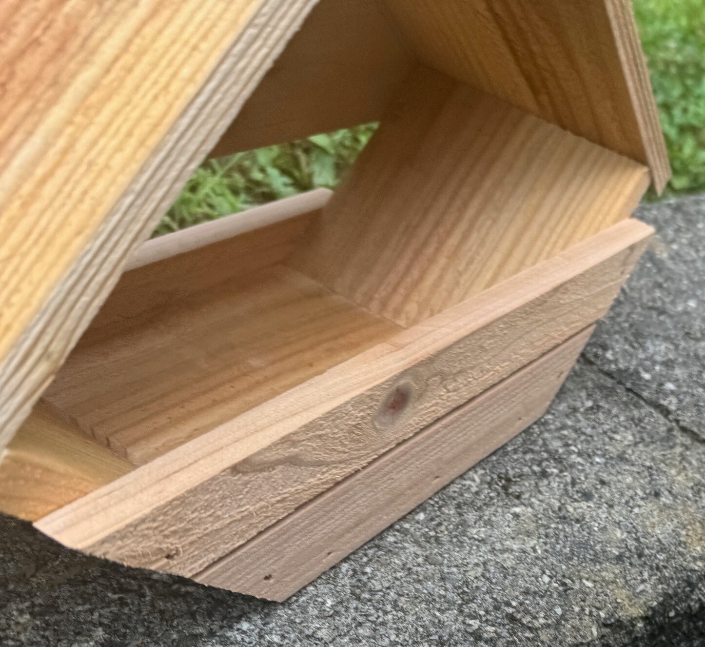 Dove Nesting Box Birdhouse Nest Cedar Wood Outdoor Bird House Mourning Doves gallery