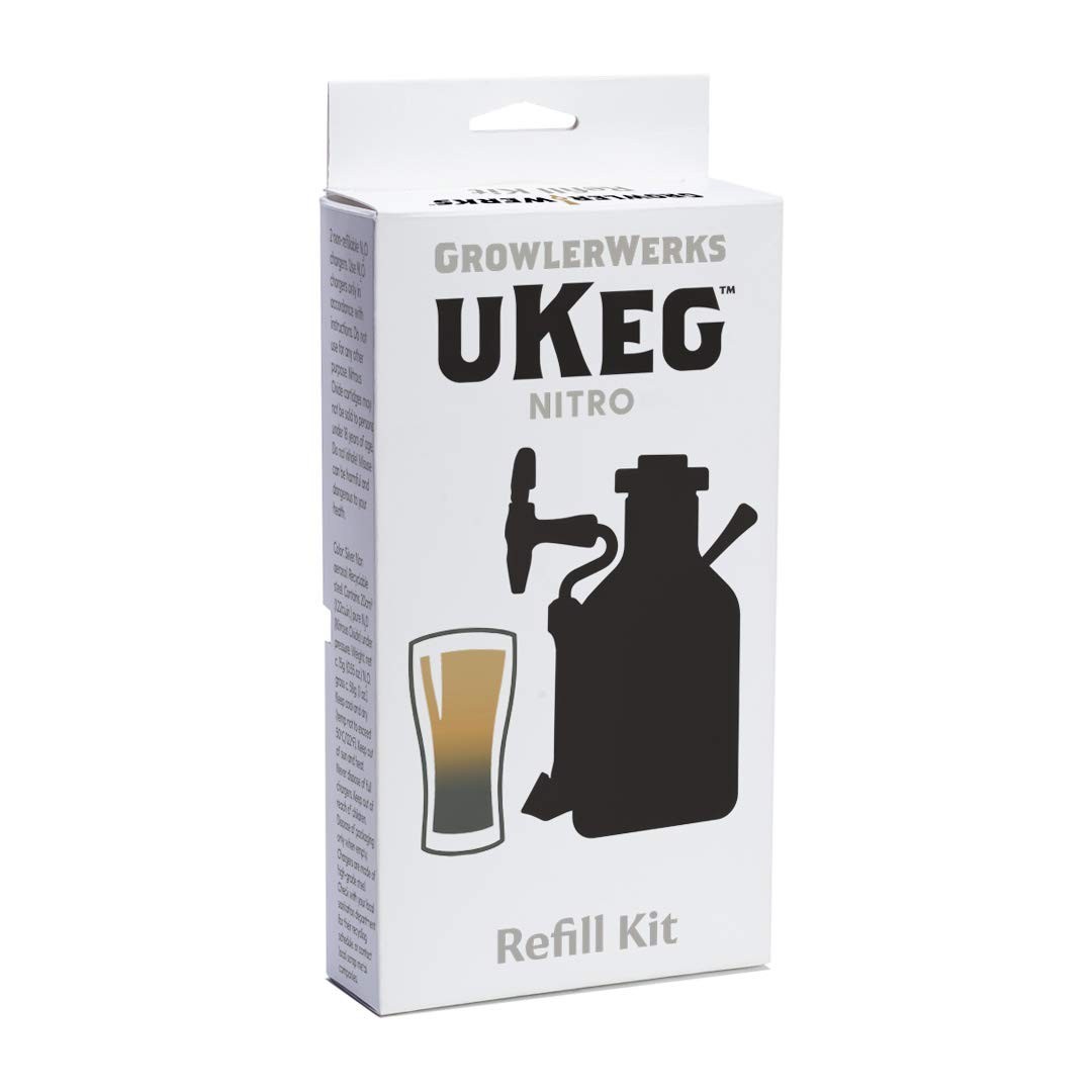 GrowlerWerks uKeg Nitro Refill Kit Genuine 5 Cartridges 2 Tabs 10 Filters gallery