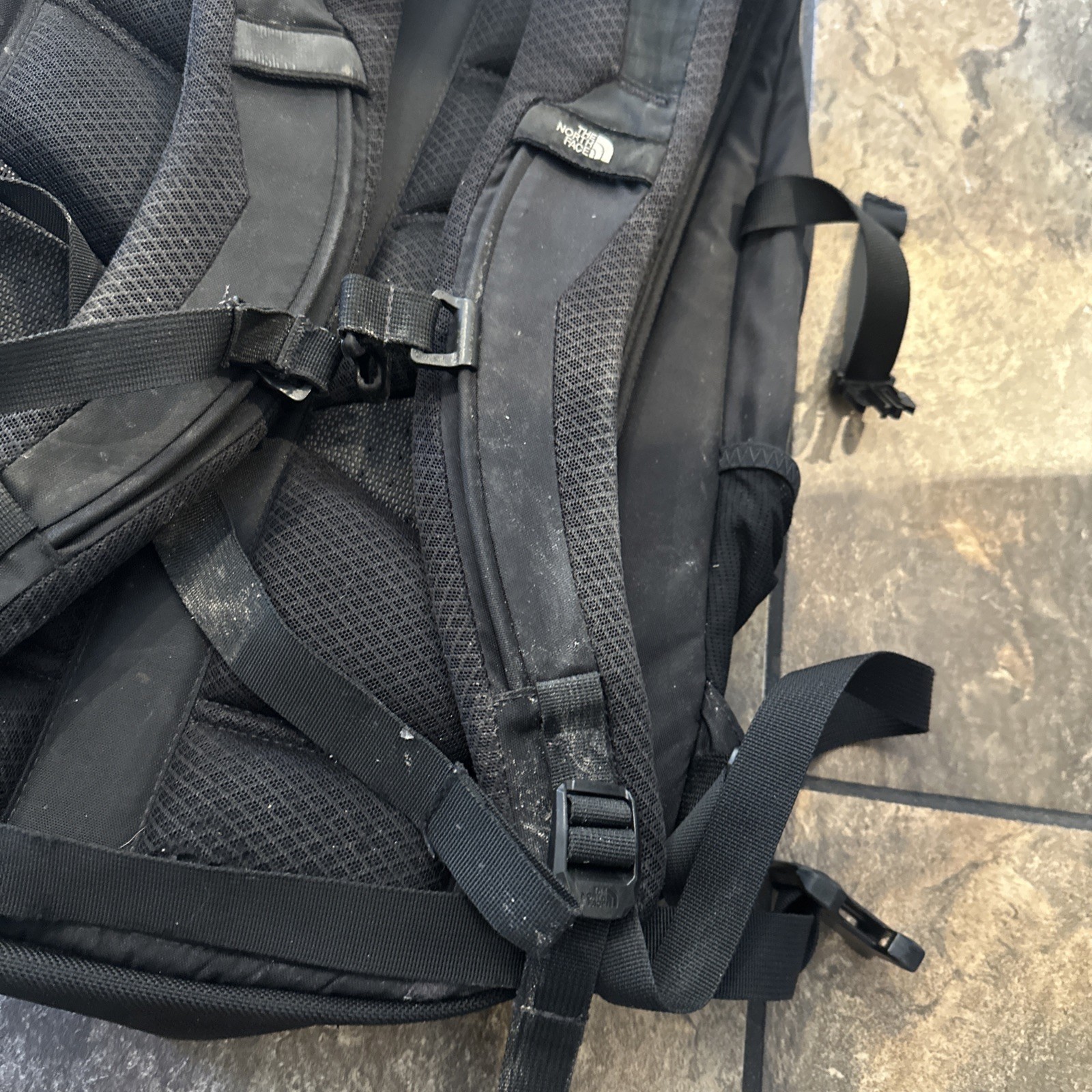 The North Face Generator Backpack Daypack Laptop Black Embroidered 3