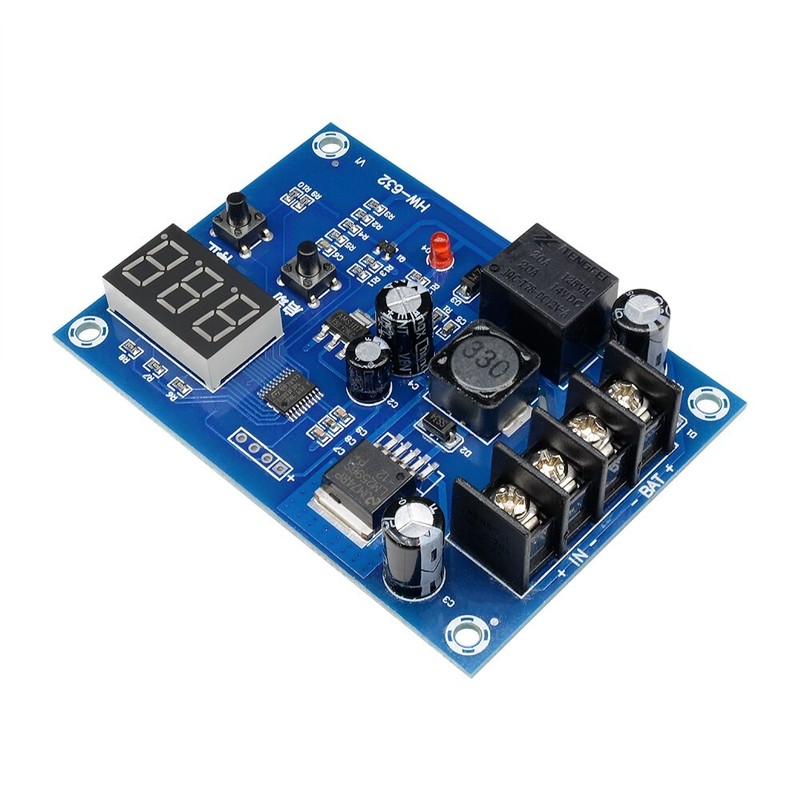 12V - 24V Battery Charge Controller Protection Module w/ LED Voltmeter XH-M603 gallery
