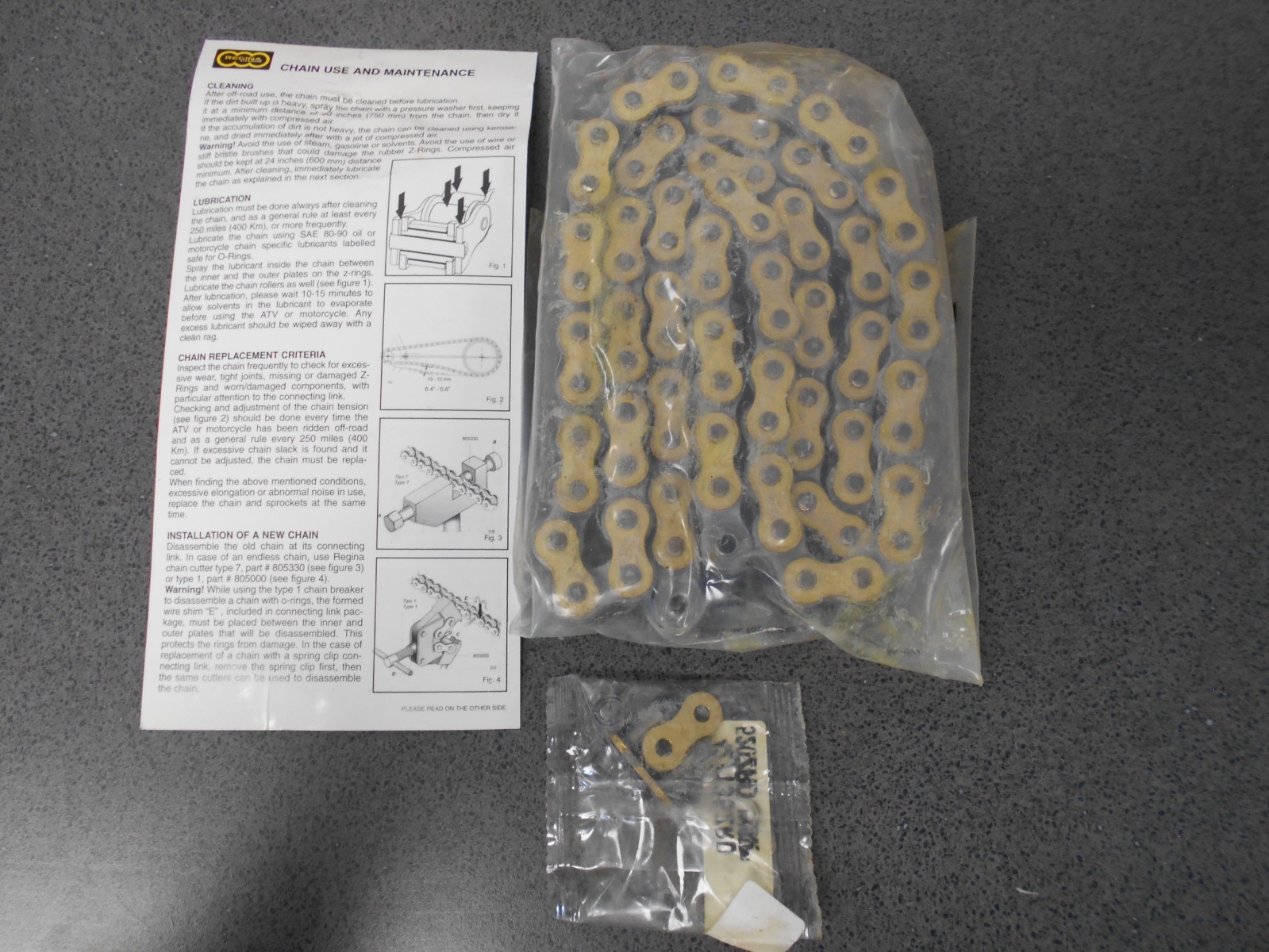 520 QUAD CHAIN Z RING FOR ATV APPLICATIONS SEE DESCRIPTION BELOW gallery