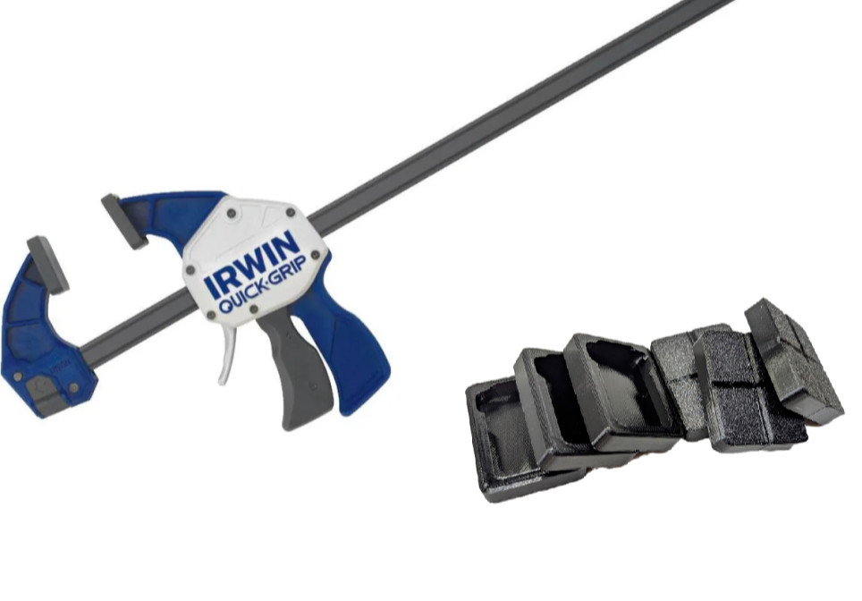 Irwin 550lb Quick-Grip One-Handed Bar/Trigger Clamp Replacement Pads U.S.A. gallery