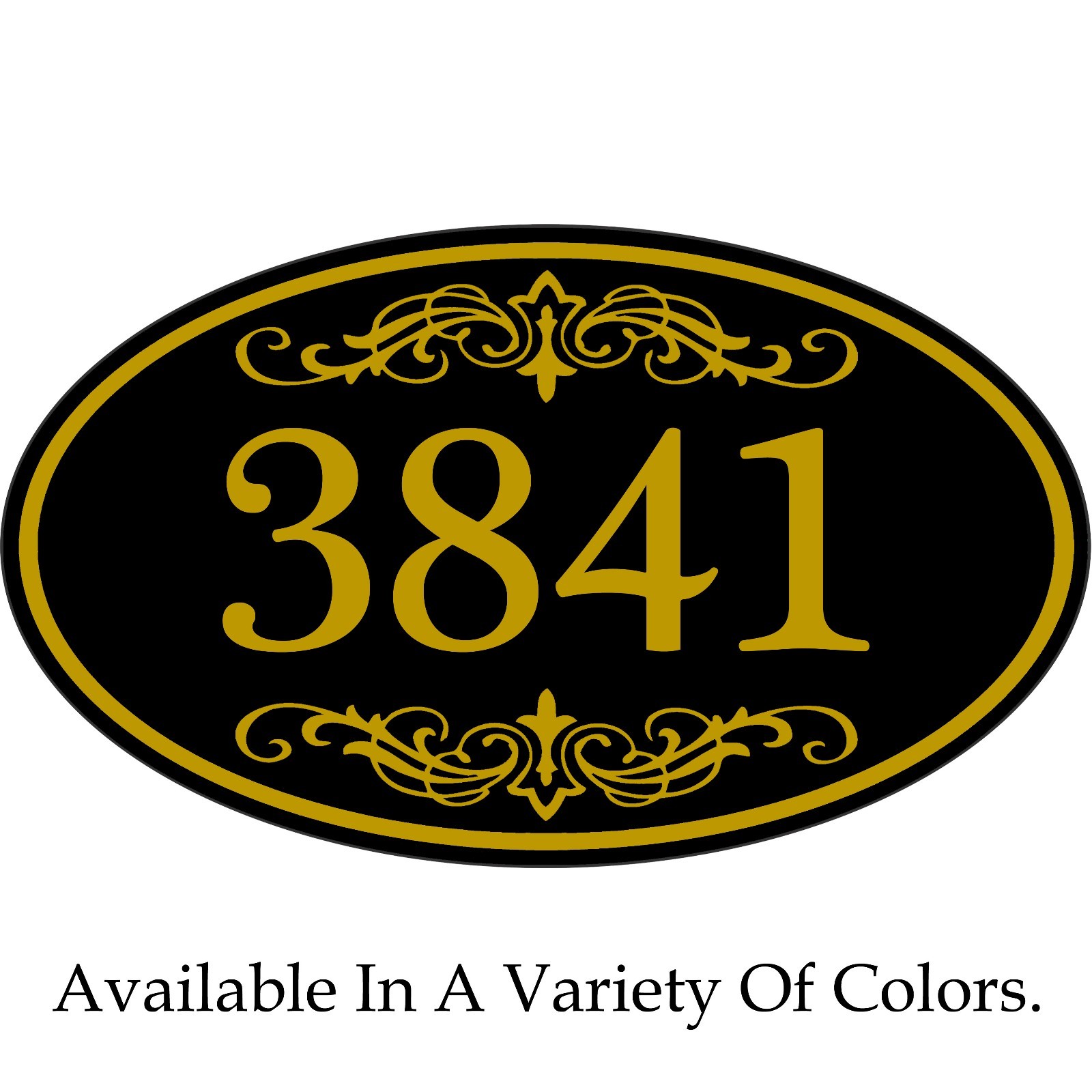 House Address Sign Personalized Aluminum Plaque 12" x 7" Custom Color Scheme gallery