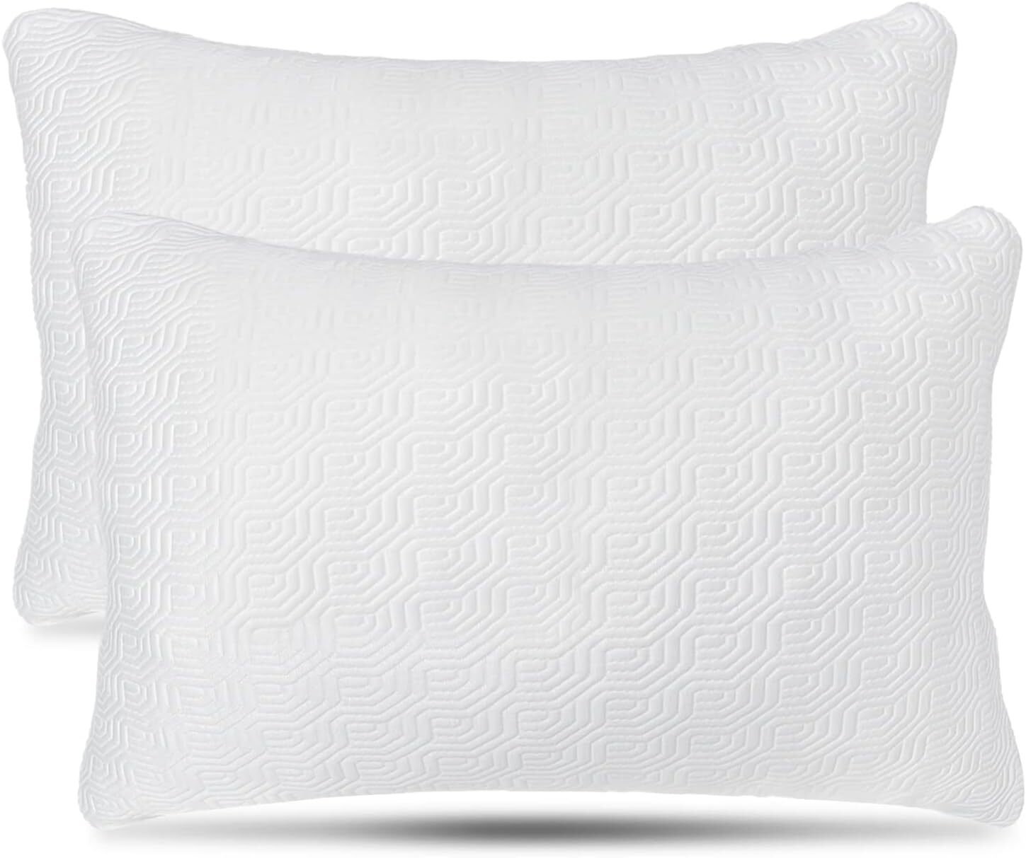 Elif Bamboo Pillows Adjustable Shredded Memory Foam Bed Pillows King or Queen gallery