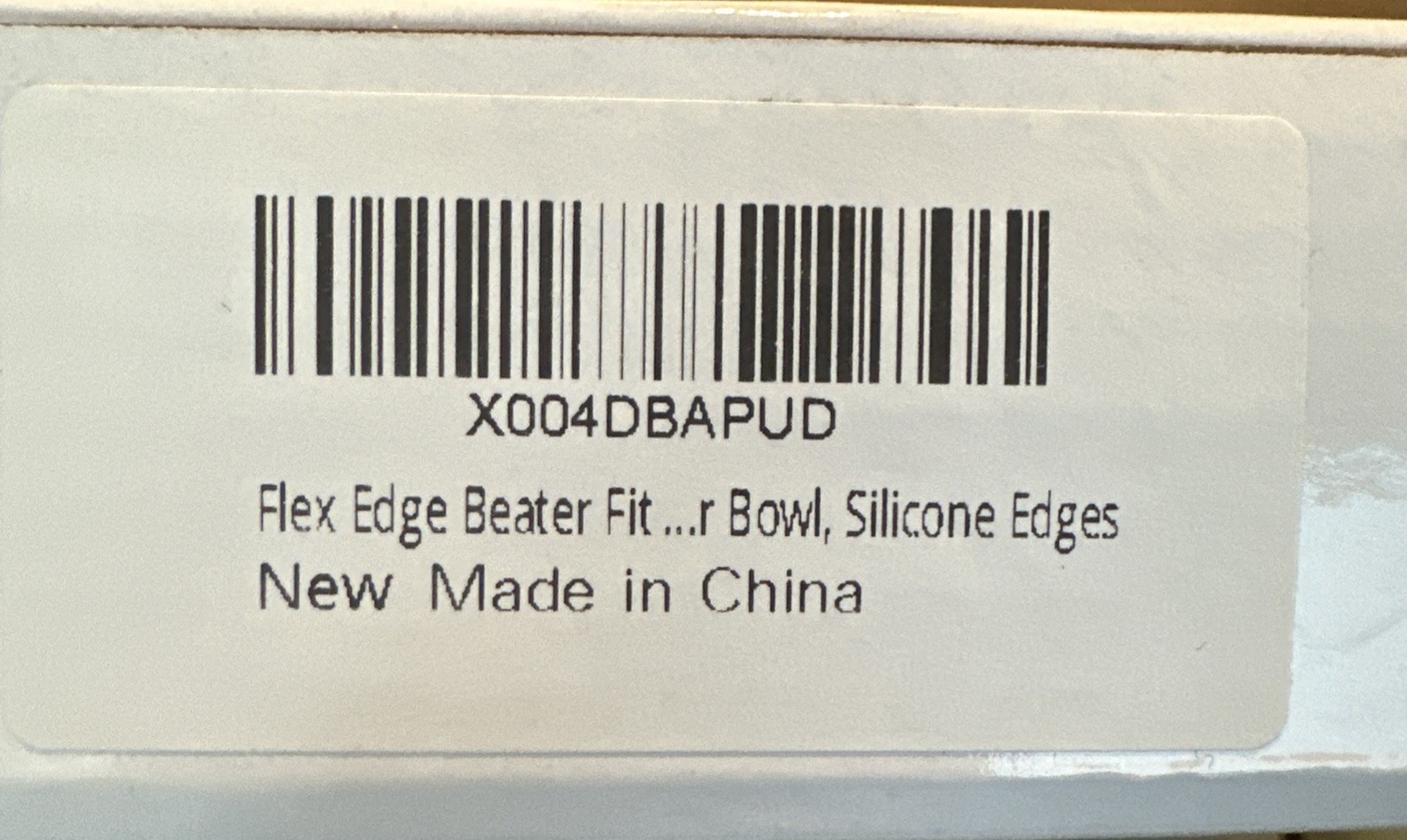 KitchenAid 5.5-6 Quart Bowl-Lift Flex Edge Beater for KV25G and KP26M1X - NEW!! gallery