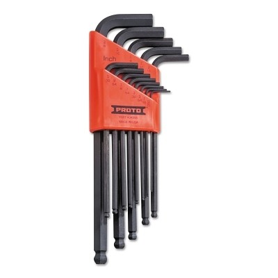 13 Pc Ball-Hex L-Key Set, SAE, 2.30 in to 7 in Length Products Proto J4995 One gallery