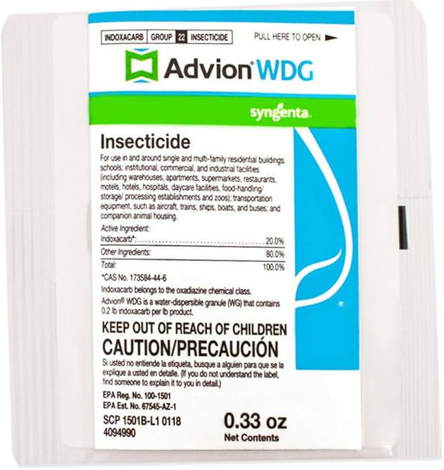2 Packets Advion WDG Insecticide Insect Killer Ants Roaches flea Stink Bugs ETC gallery