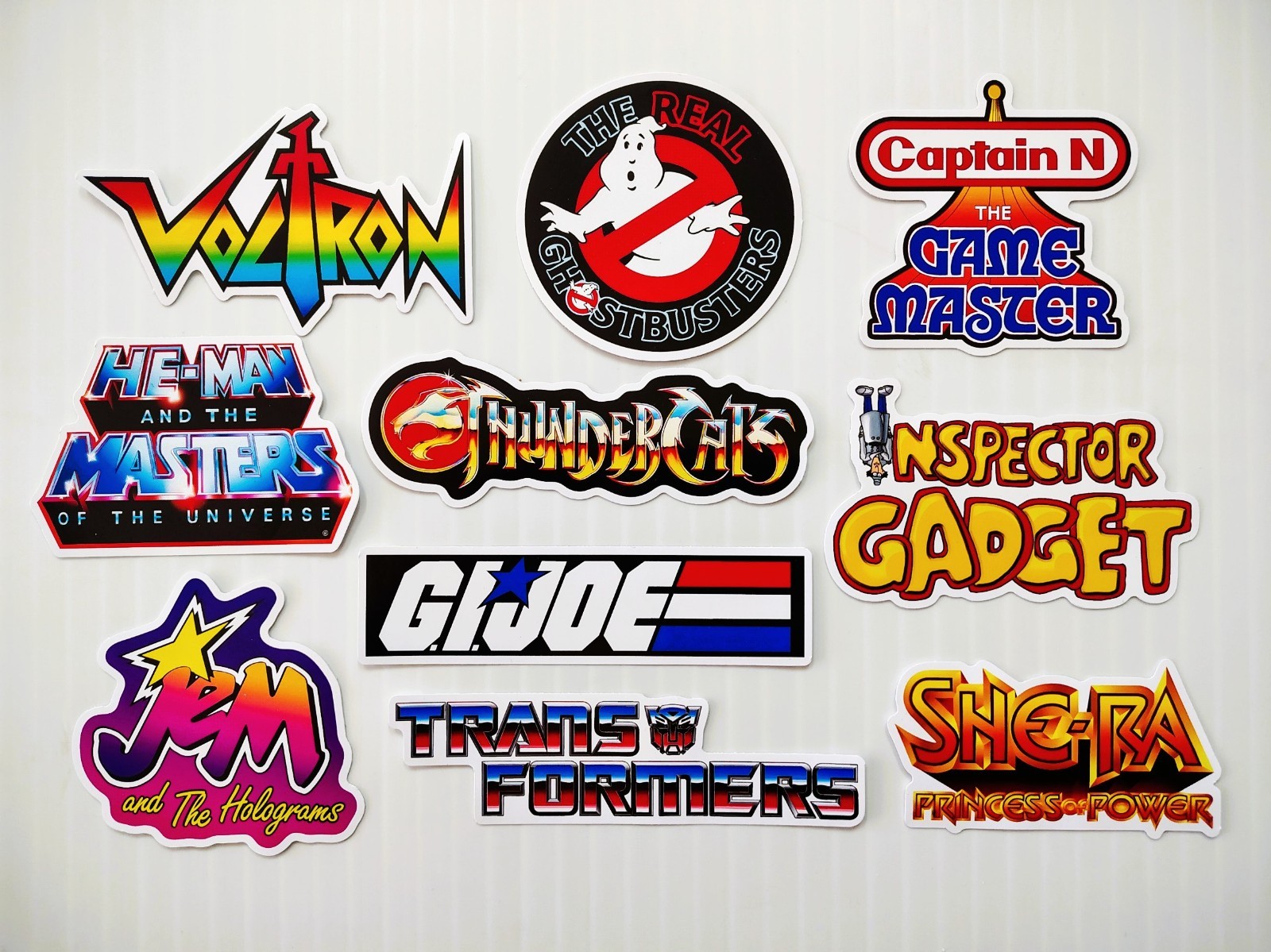 Classic Cartoons Vinyl Sticker Pack (Qty 10) SET 1 retro animation tv nostalgia gallery