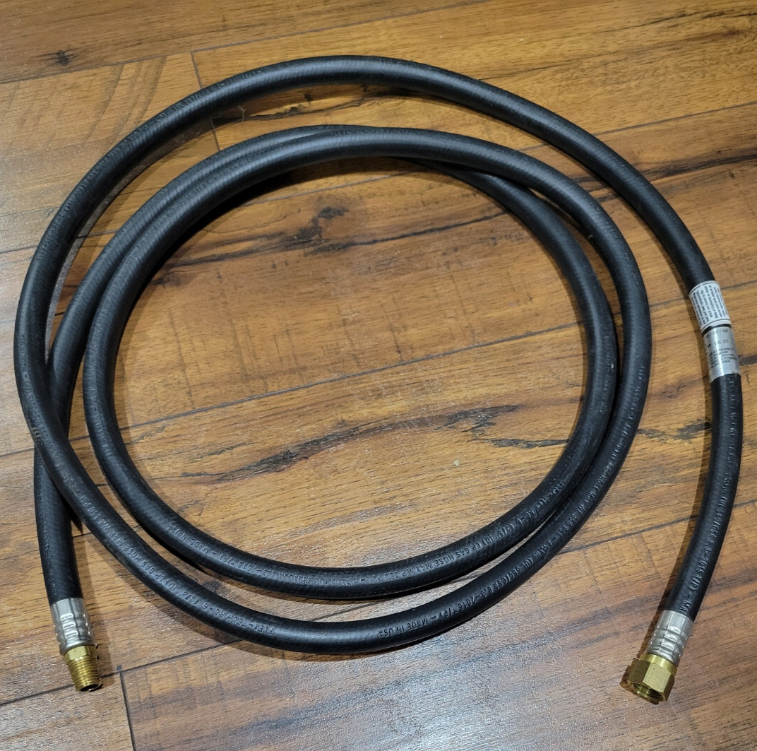 10ft LP Propane Gas Hose Assembly 3/8" Male NPT x 3/8" Female Flare Fitting gallery