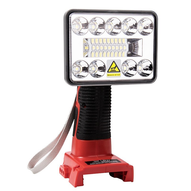 Cordless LED Work Light for Milwaukee M18 Li-ion Batteries 18V 1000LM Flashlight gallery