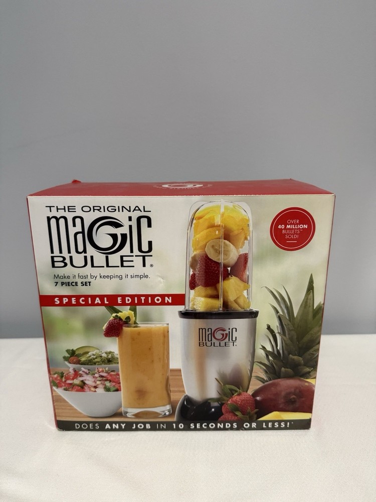 Magic Bullet 7 Piece Set Special Edition New