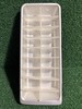 Vibtafe Mid-Century Aluminum & Plastic 2-piece Ice Cube Tray 18 Cubes gallery