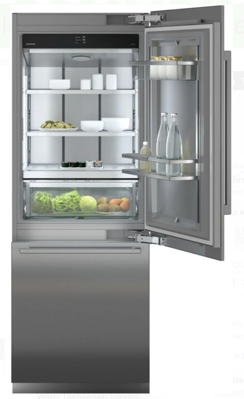 Liebherr 30" Built In Smart Refrigerator 14.5 Cu Ft Monolith MCB3050 PANEL READY gallery