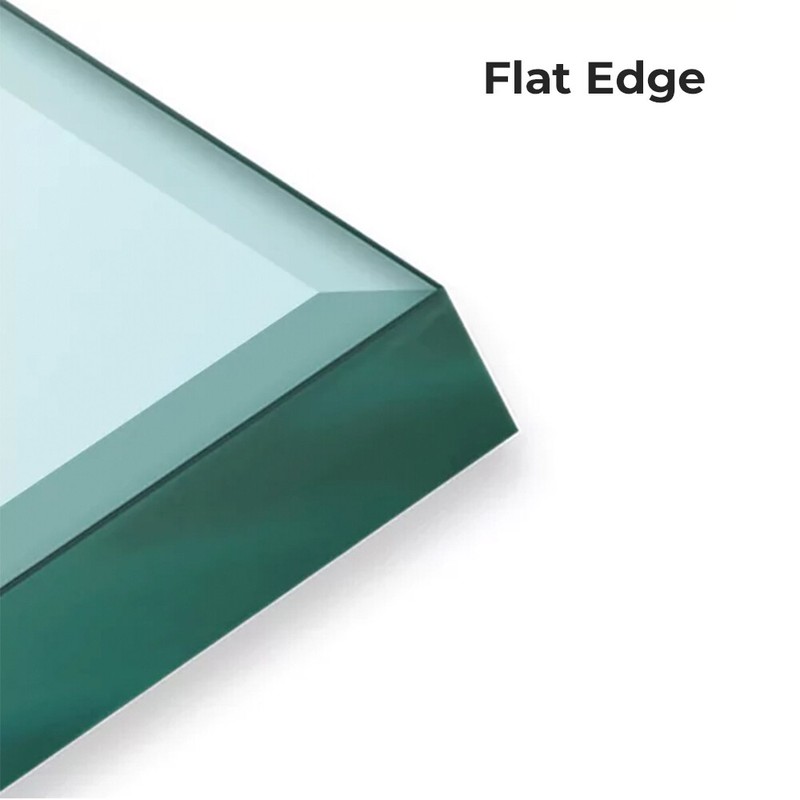 Rectangle Glass Table Top Clear Tempered 1/2" Inch Thick with Flat Polished Edge gallery