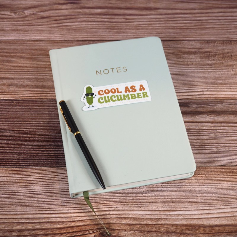Cool as a Cucumber Sticker gallery