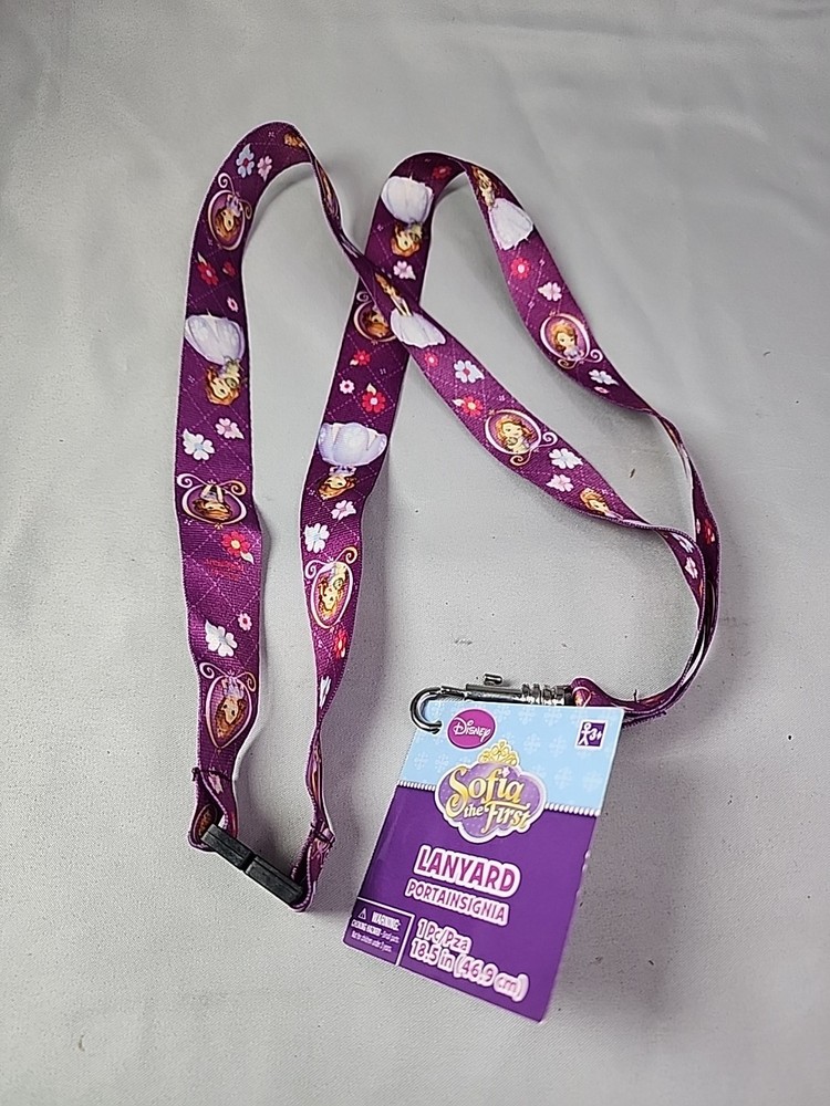Sofia The First Lanyard ID Holder Neck Strap 18.5in Birthday Party Favor