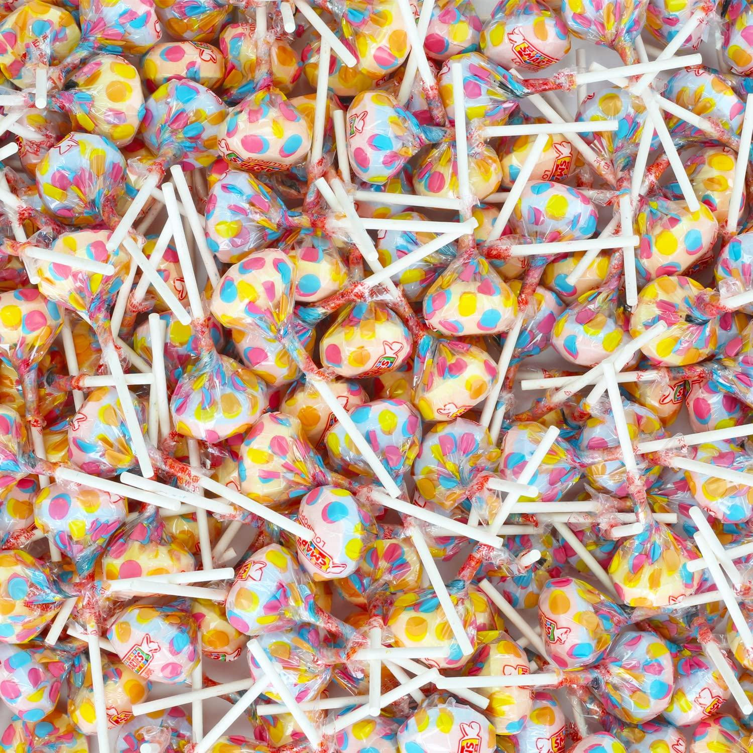 Smarties Double Lollies, Bulk Wrapped Lollipop Suckers Hard Candy (4 Pounds) gallery