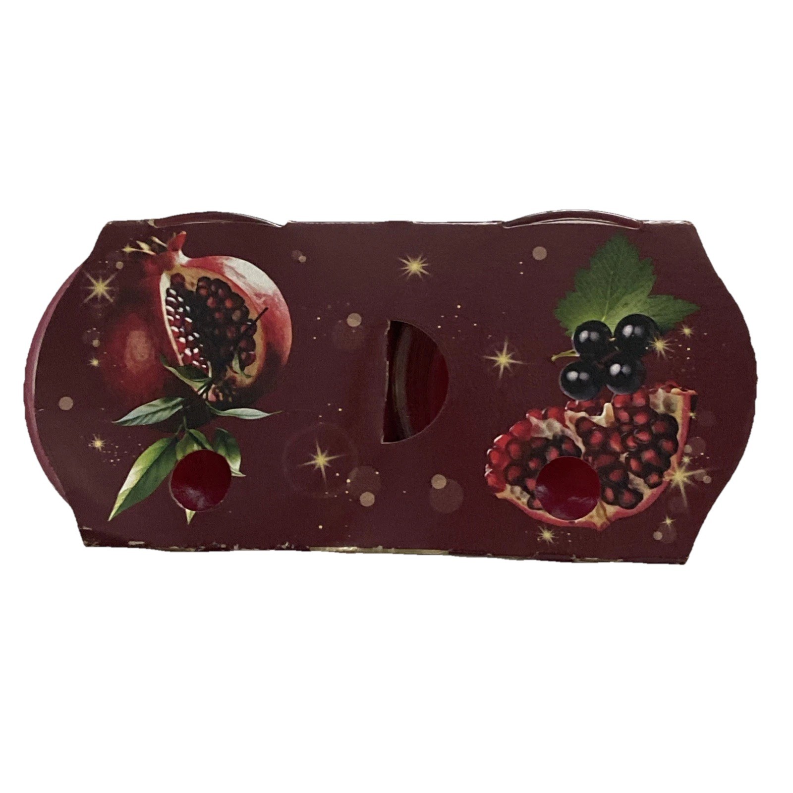 GLADE Candles POMEGRANATE & CURRENT Single Wick Limited Edition Twin Pack gallery