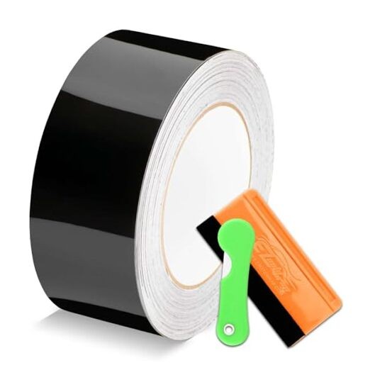 Free Tool Kit Vinyl Wrap Rool Kit for Black Out Chrome 2 in x 50 ft Gloss Black gallery
