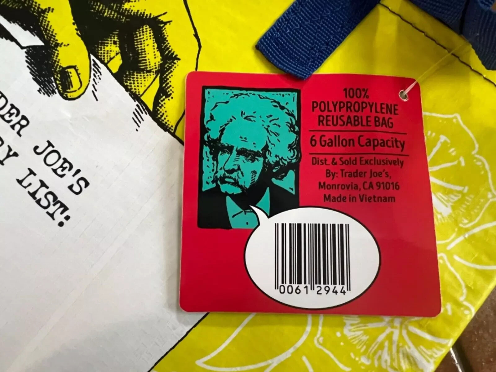 Trader Joe's - Reusable State/Region Tote Polypropylene Bag - Connecticut 6Gal gallery