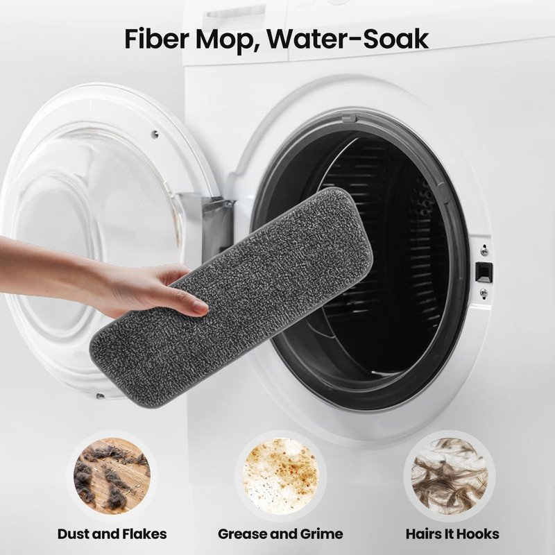 Spray Mops for Floor Cleaning with 5 Washable Pads, Wet Dry Microfiber Mop Home gallery
