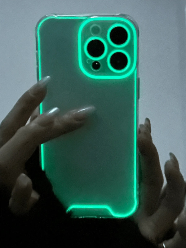 Luminous Glow in Dark Case For iPhone 17 16 15 Pro Max Plus Clear Soft Cover