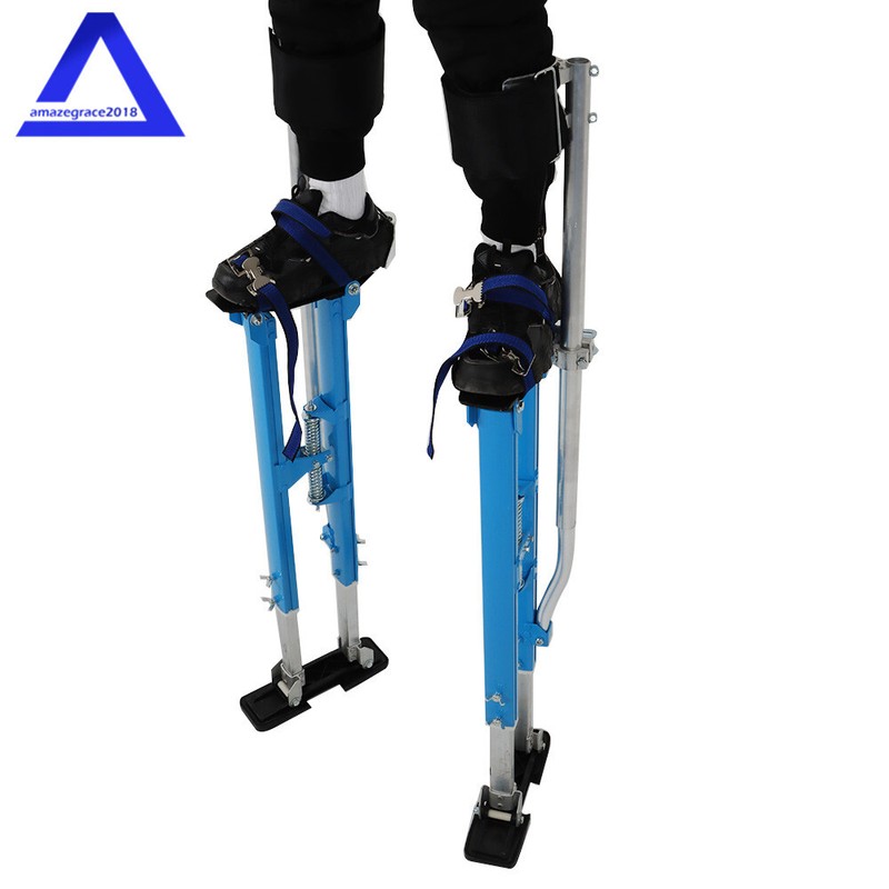 Adjustable 36 - 48 In Drywall Stilts Painters Tools Aluminum 3 Color gallery