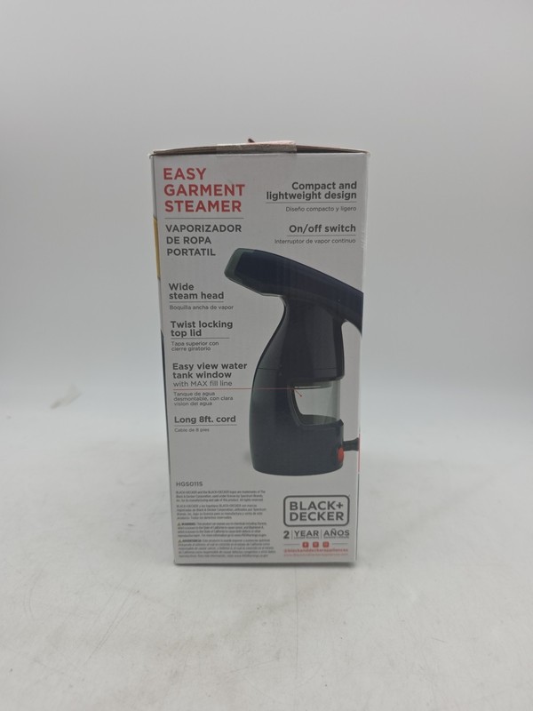 BLACK+DECKER Easy Garment Steamer Quick Heat Up NEW gallery