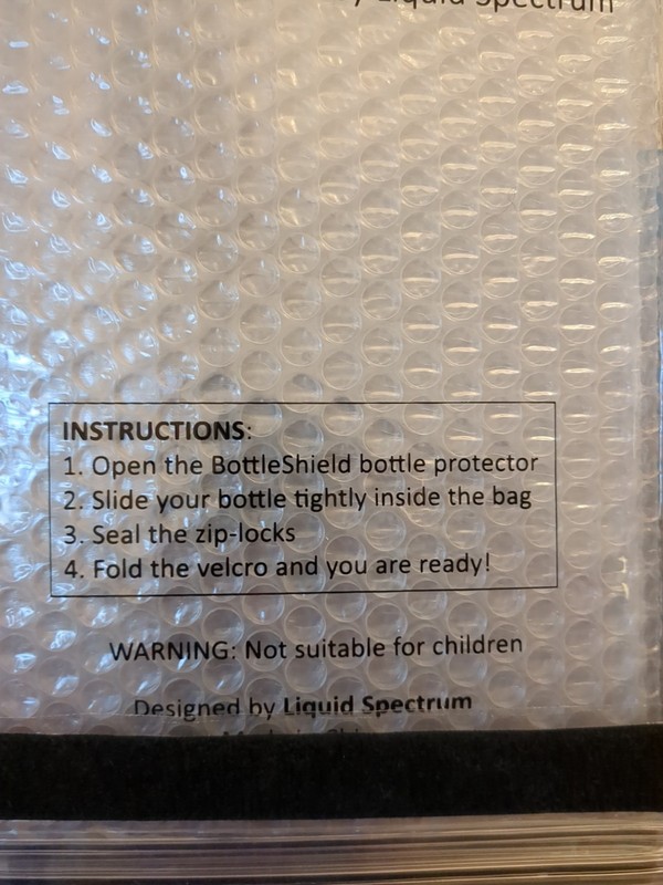 Liquid Spectrum Reusable Wine Protector Travel Bag by Bottle Shield gallery