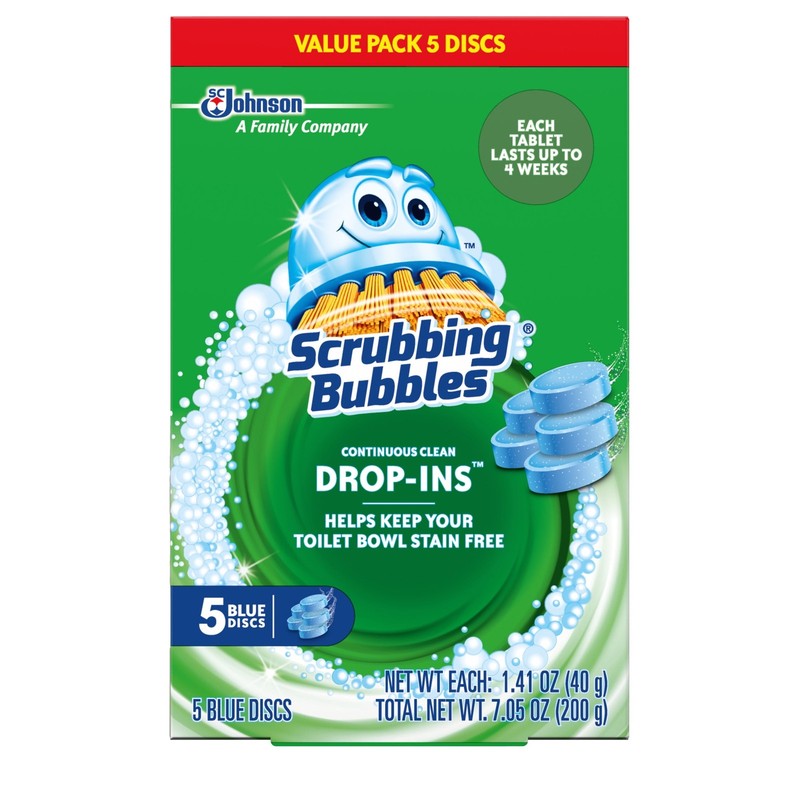 (6 pack) Continuous Clean Drop-Ins - Up to 4 Weeks, 5 Blue Discs, 7.05 oz gallery