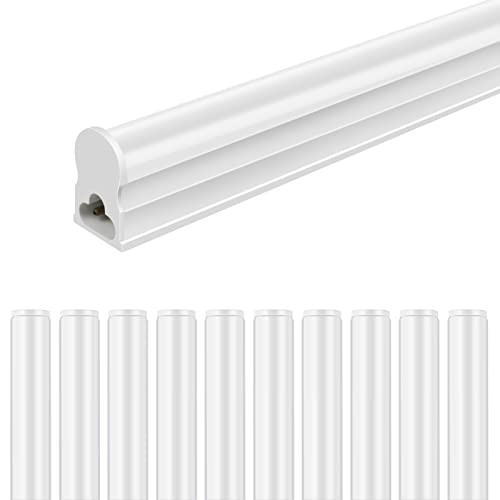 LightingWill 10 Pack LED Shop Light 4FT 3000~3500K, 20W, 4FT-10Pack Warm White gallery