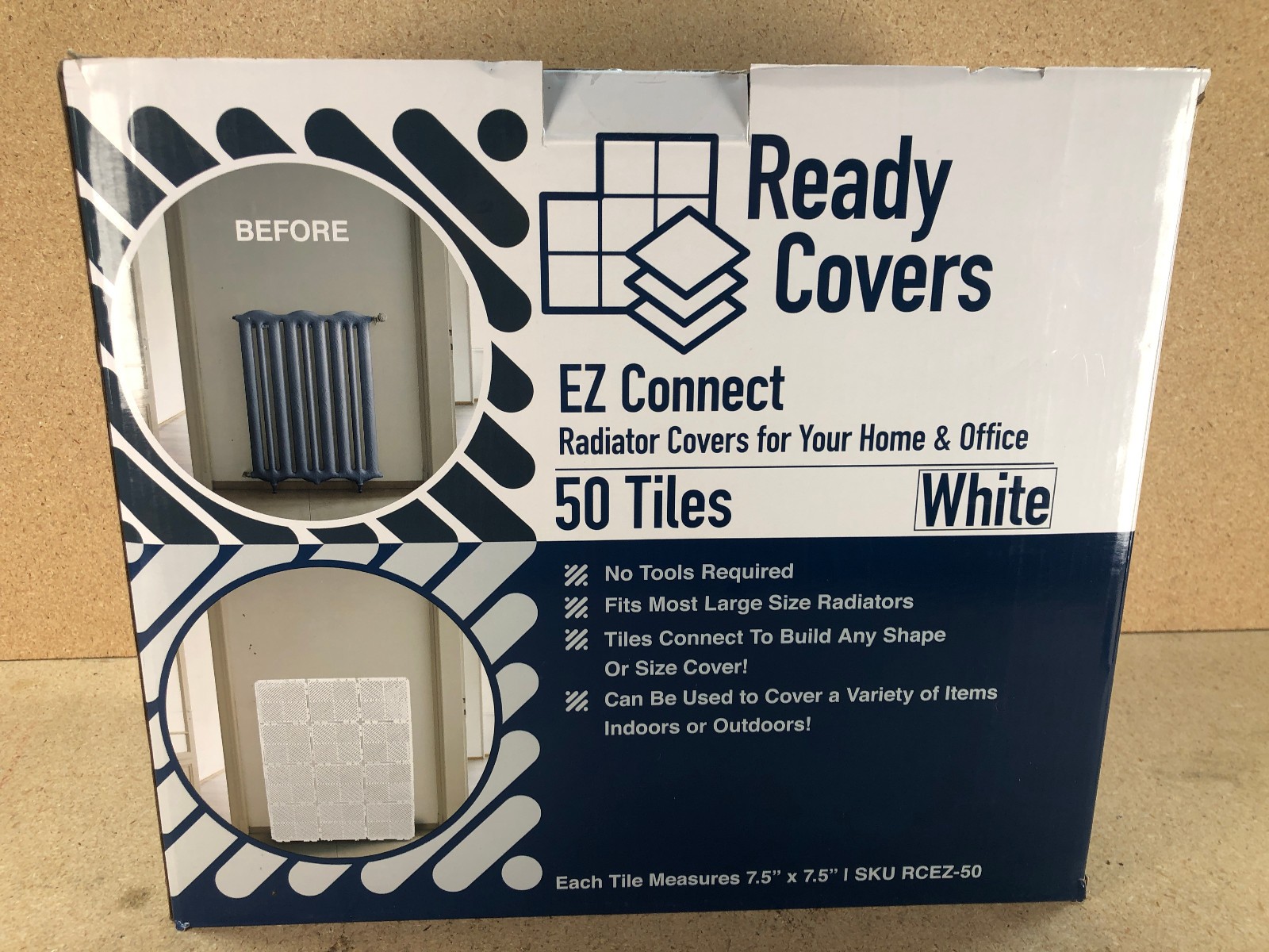 Ready Covers EZ Vented Radiator Protective Heating Connect Cover (50, White) gallery