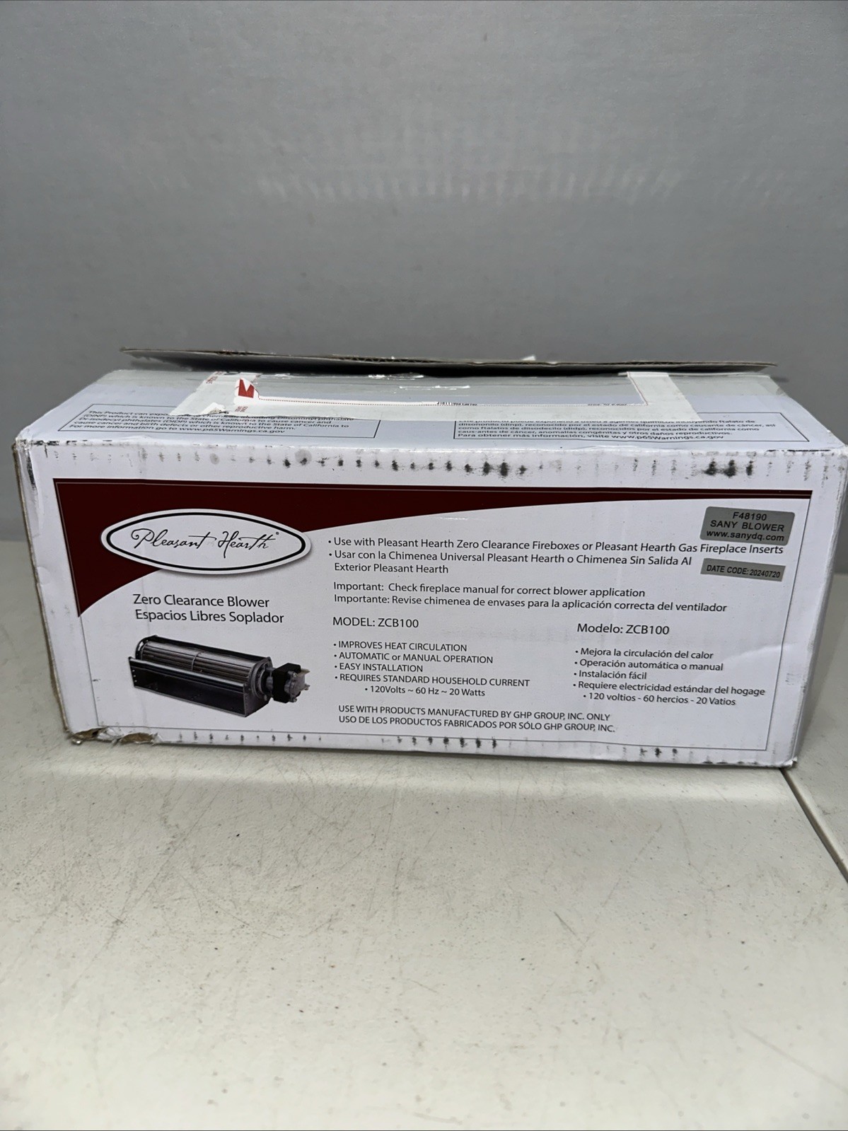 Pleasant Hearth Circulating Blower for Zero Clearance Fireplace ZCB100 gallery