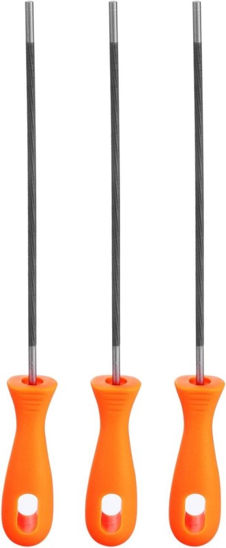 Ultimate Chainsaw Maintenance Kit - 3 Chrome Steel Files 11/64" for Precision gallery