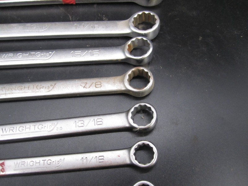 Wright Tool WRIGHTGRIP Combination Wrench Set satin finish gallery