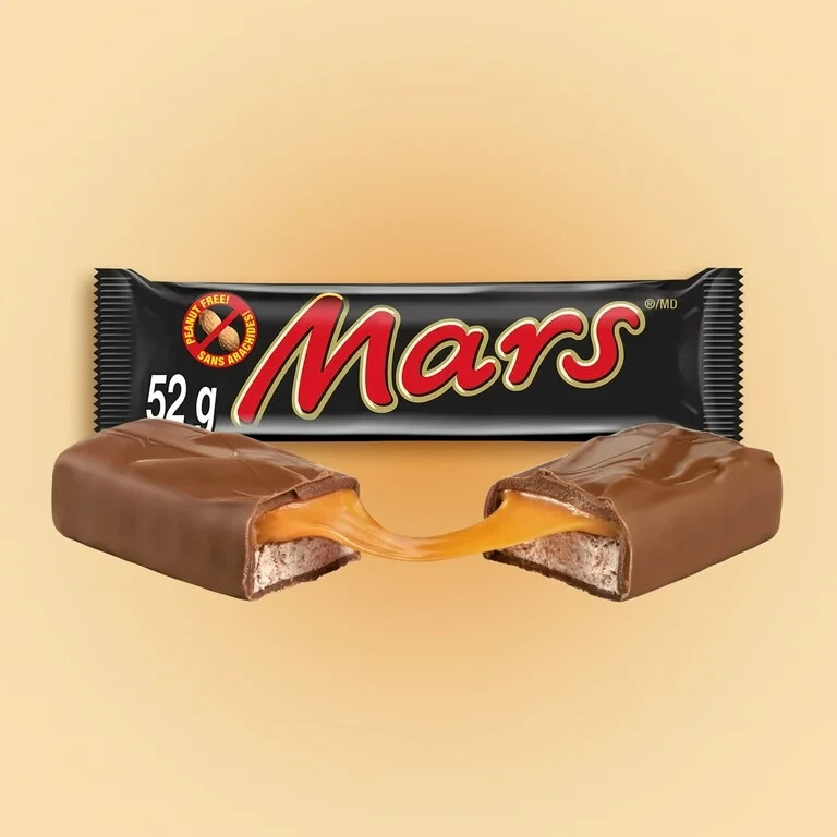 12 MARS BARS Chocolate Full Size 52g EACH From Canada -FRESH & DELICIOUS!