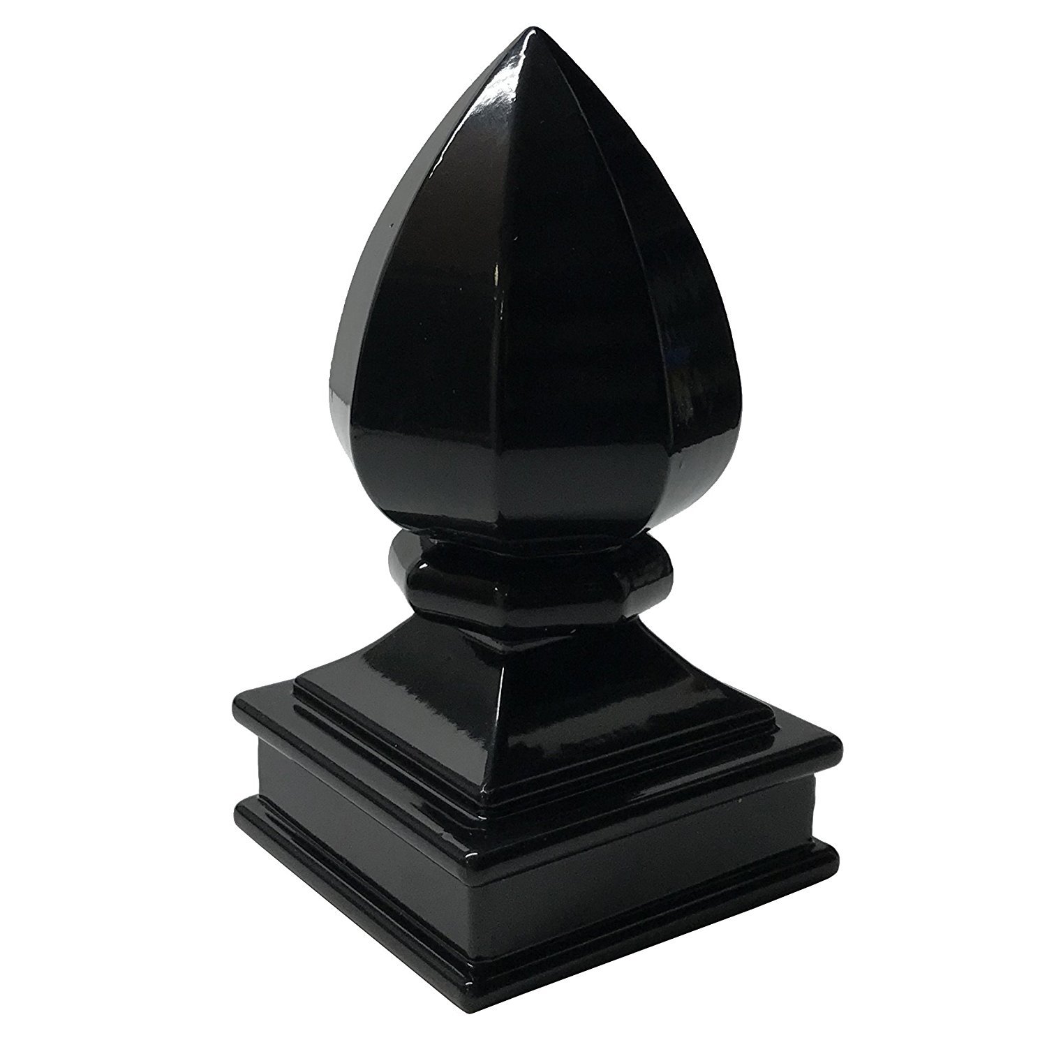 2" x 2" Decorex Hardware Aluminium Pineapple Post Cap for Metal Posts - Black gallery