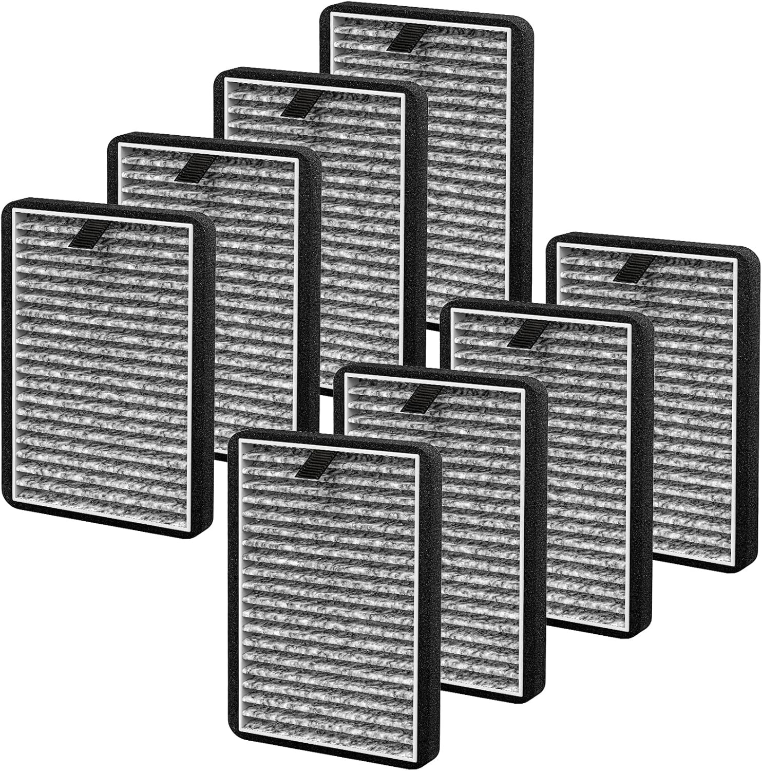 8 Pack DSTx HEPA + Carbon Filters Replacement Compatible with Clarifion DSTx Min gallery