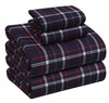 RUVANTI Flannel Sheets Queen Size - 100% Cotton Double Brushed Bed Sheets, De... gallery