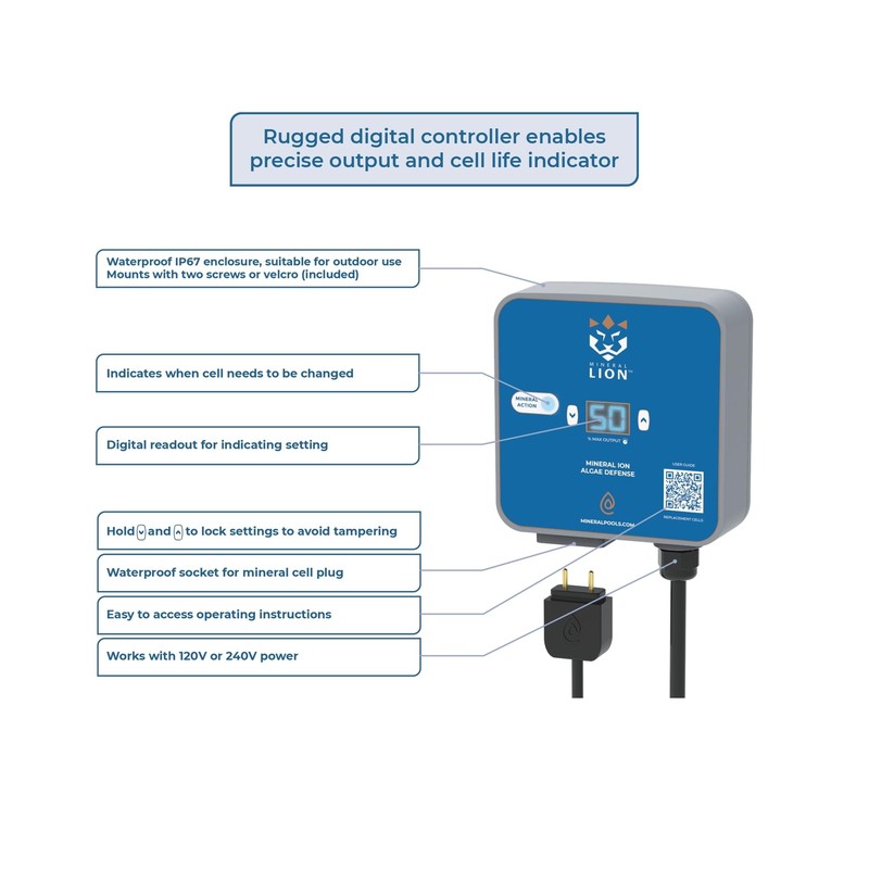 Pool Ionizer by ClearBlue Ionizer - Self-Cleaning, Inline Pool Ionizer Works ... gallery