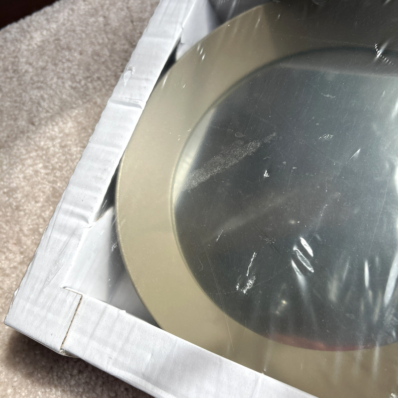Ikea Langesund Round Wall Mounted Mirror 9 7/8" / 25cm Vintage 1999 New Sealed gallery