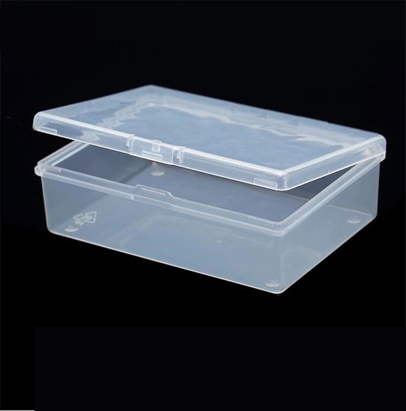 4PCS Small Plastic Storage Container Box DIY Coins Screws Jewelry Charms Travel gallery
