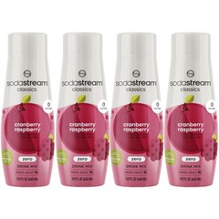 Refreshing Cranberry Raspberry Zero Calories 440ml Sparkling Mix – 4 Bottles